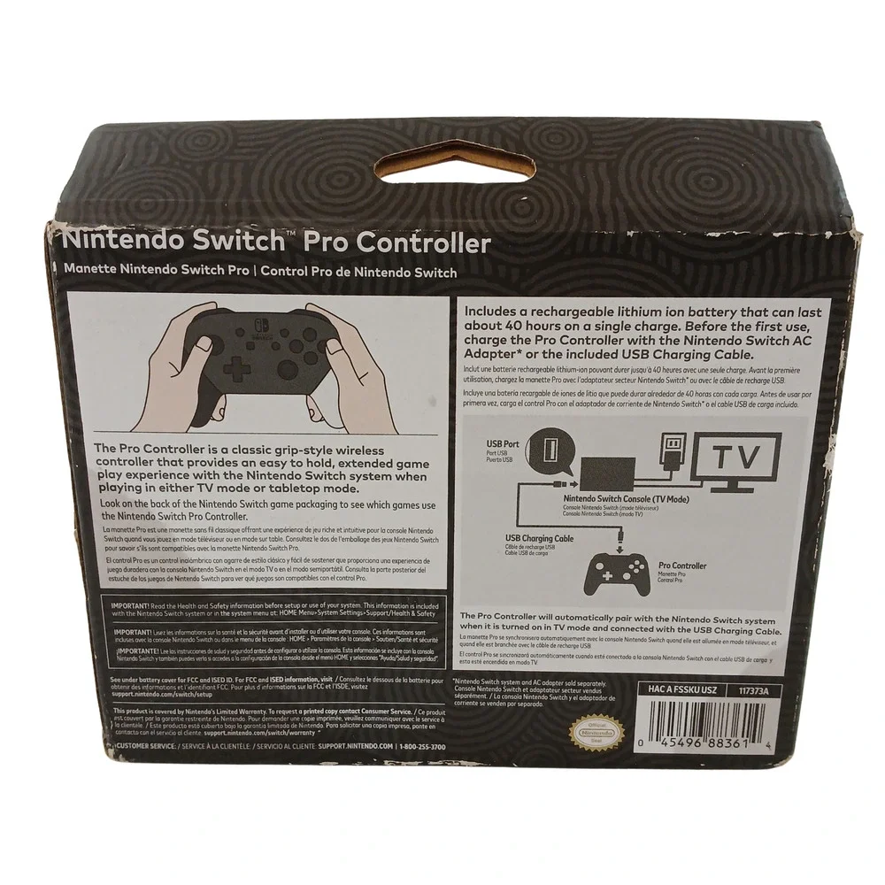 Nintendo Switch Pro Controller The Legend of Zelda Tears of the Kingdom Edition